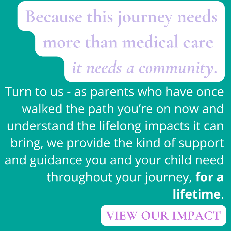 Because this journey needs more than medical care it needs a community.
