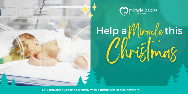 Each year, Miracle Babies Foundation delivers Christmas gifts to these