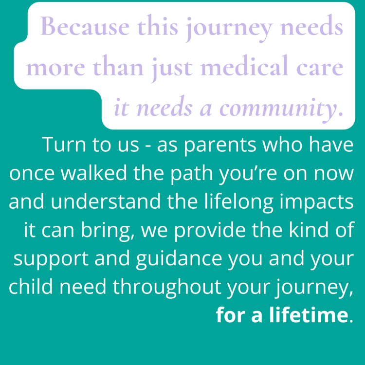 Because this journey needs more than just medical care it needs a community.