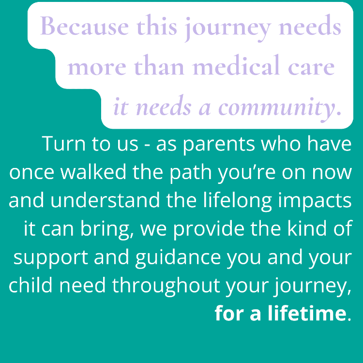 Because this journey needs more than medical care it needs a community.